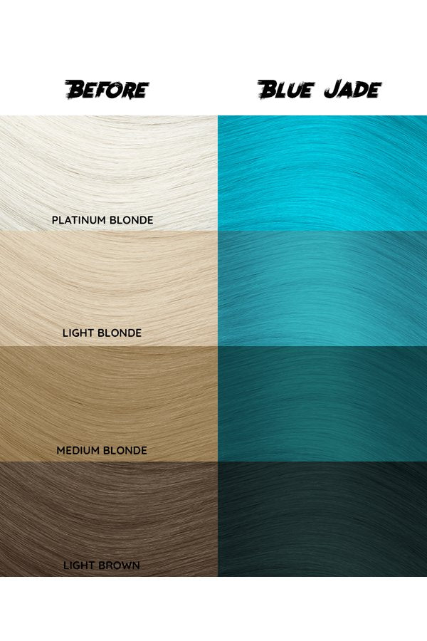 Crazy Color Semi Permanent Hair Dye Color 067 Blue Jade 150ML 5.07 oz