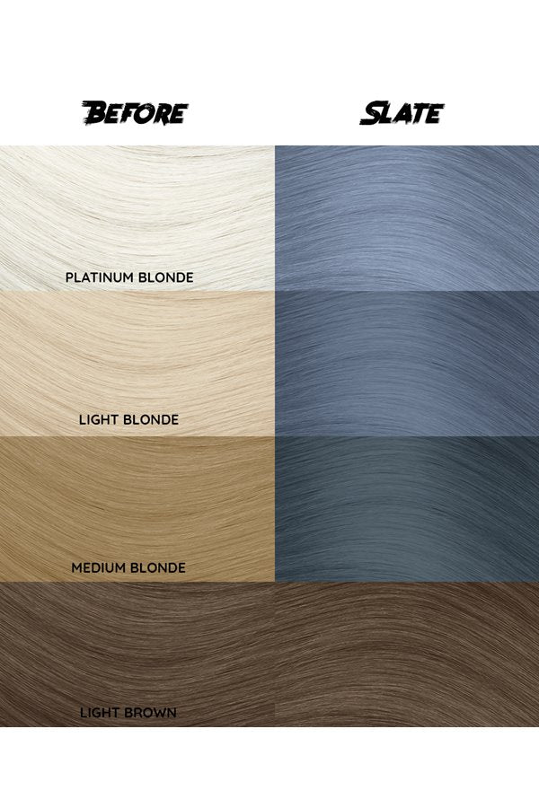 Crazy Color Semi Permanent Hair Dye Color 074 Slate 150ML 5.07 oz