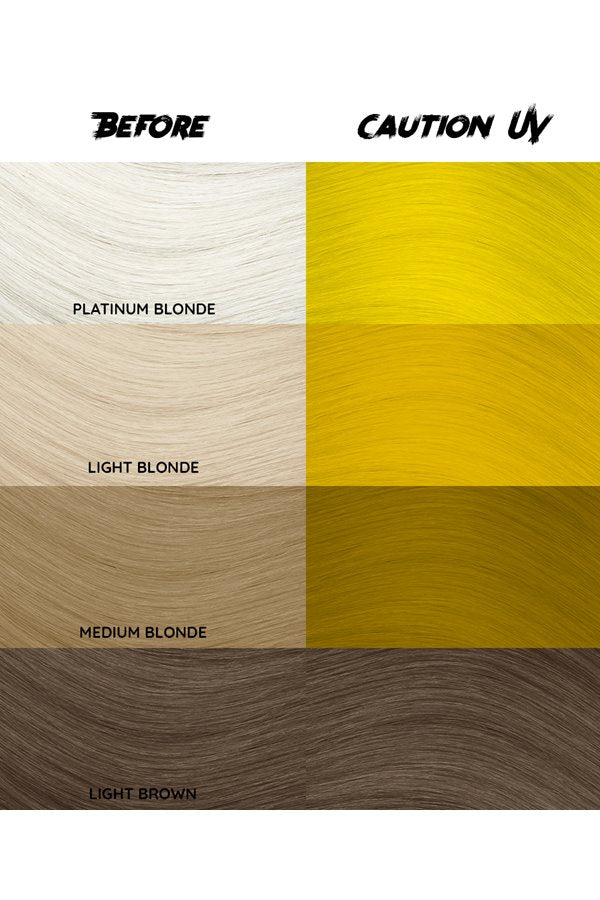 Crazy Color Semi Permanent Hair Dye Color 077 Caution 150ML 5.07 oz