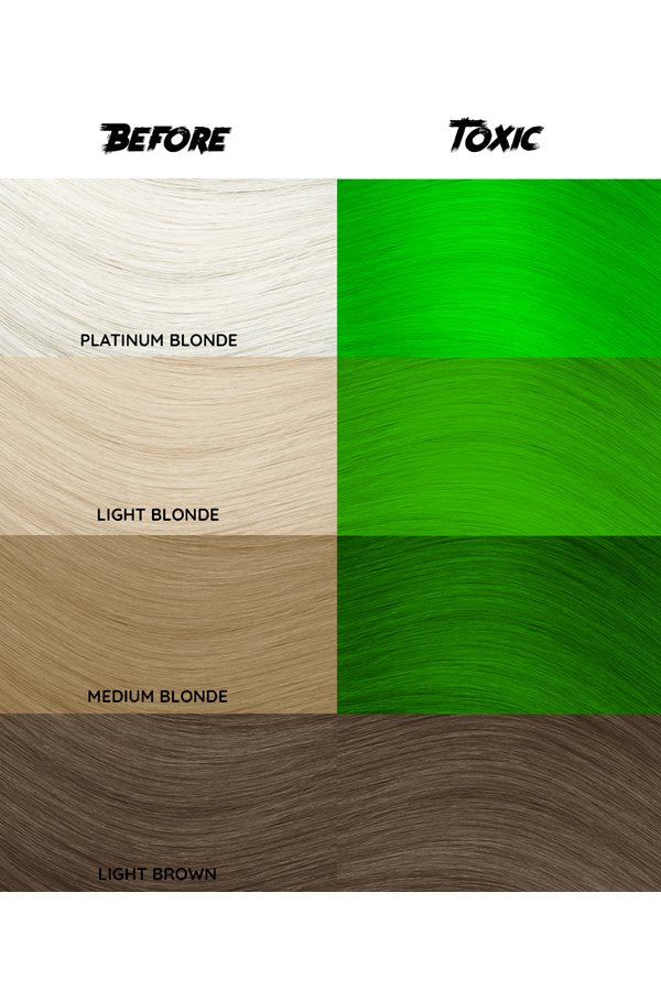 Crazy Color Semi Permanent Hair Dye Color 079 Toxic UV 150ML 5.07 oz