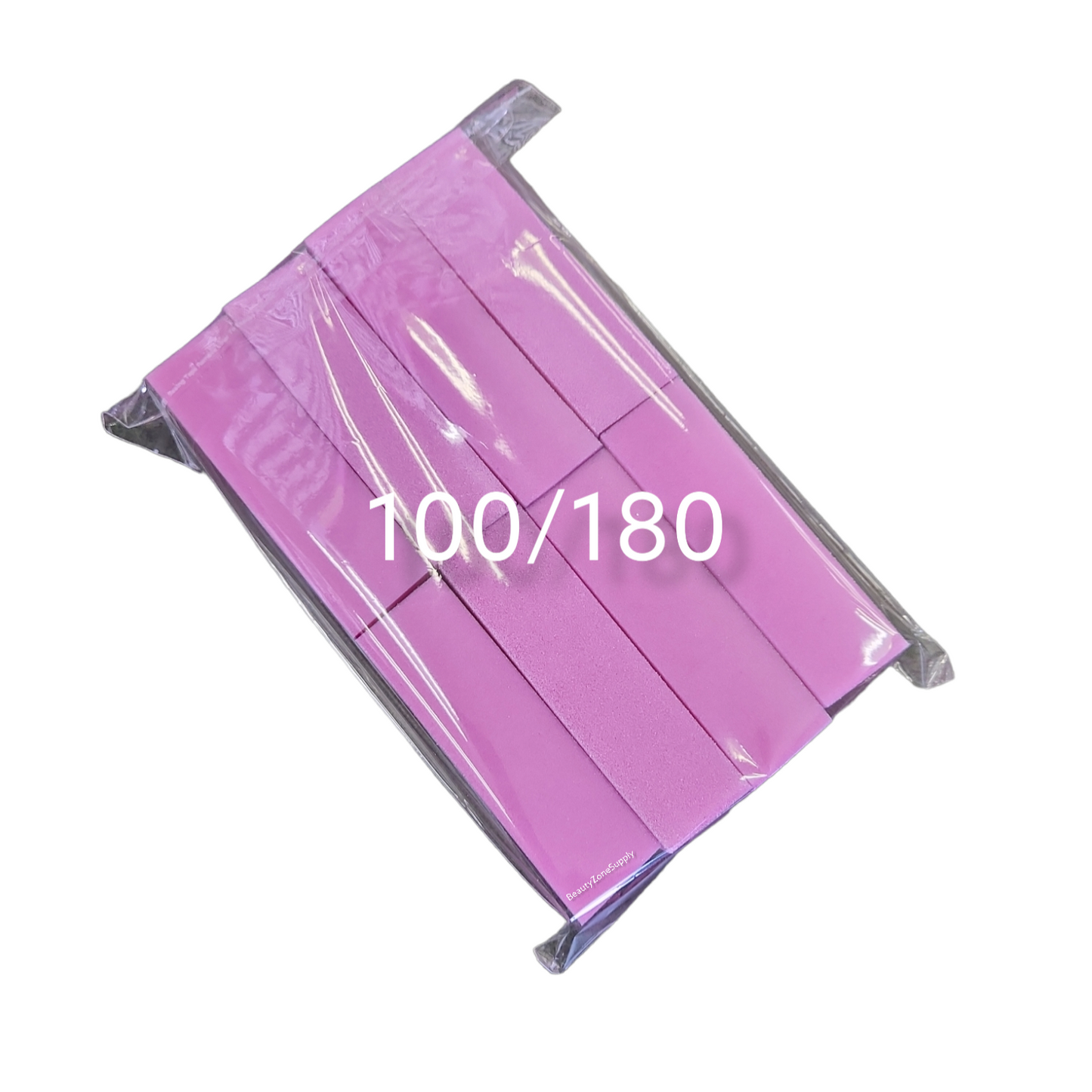 Dixon buffer 3 way Pink White grit 100/180 bag 8 pcs