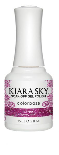 Kiara Sky Gel -G518 V.I.Pink-Beauty Zone Nail Supply
