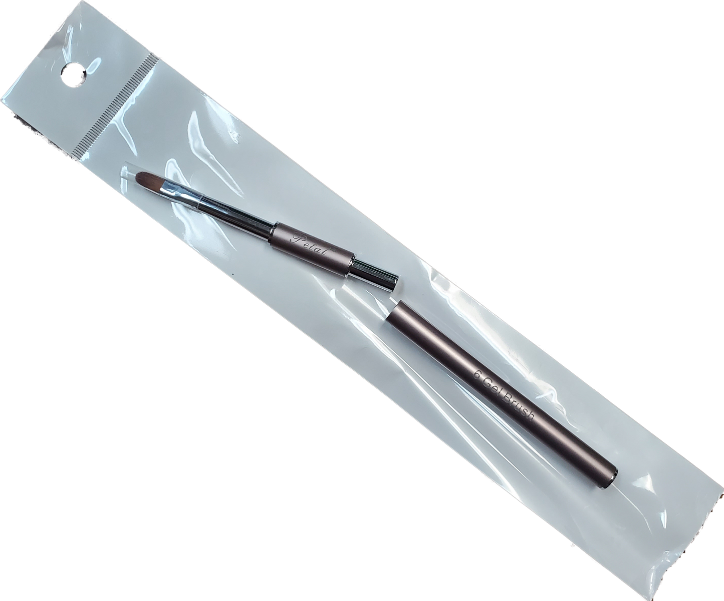 Petal gel brush with cap Brown size 6-Beauty Zone Nail Supply