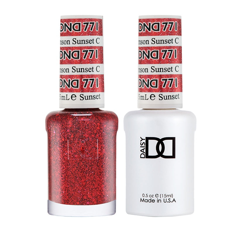 DND Duo Gel & Lacquer Crimson Sunset #771-Beauty Zone Nail Supply