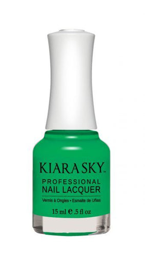 Kiara Sky Lacquer -N448 Green With Envy-Beauty Zone Nail Supply