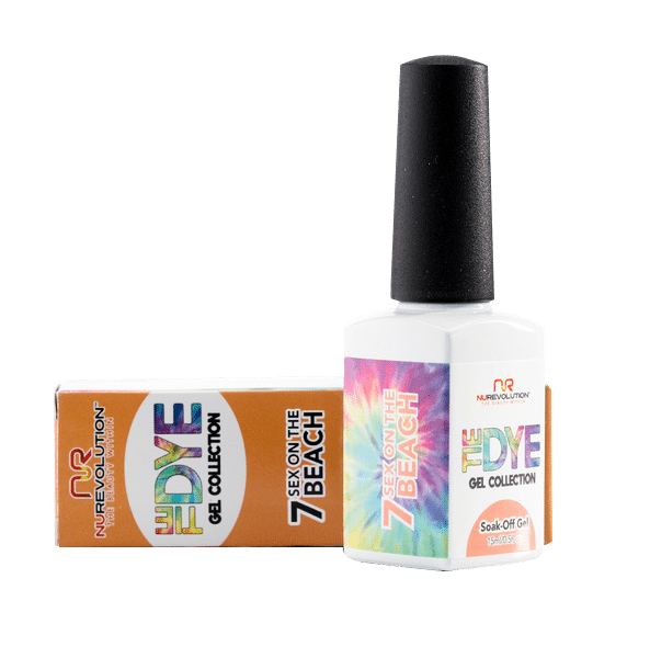 Nurevolution Tiedye Gel #07 Sex on the Beach 15ml-Beauty Zone Nail Supply