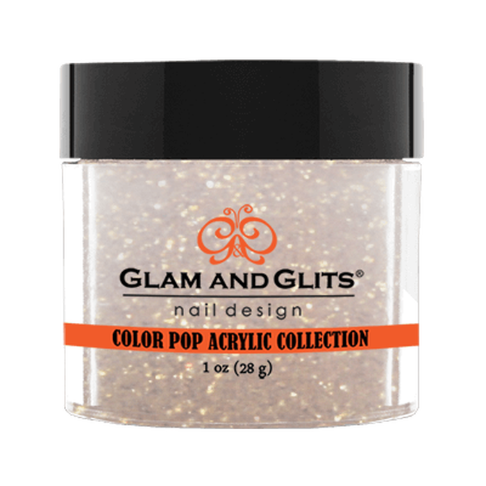 Glam & Glits Color Pop Acrylic (Shimmer) 1 oz White Sand - CPA372-Beauty Zone Nail Supply