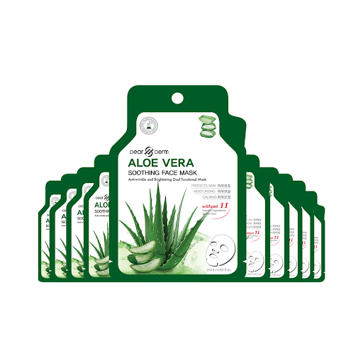 Dearderm Aloe Vera Moisture Mask (10pcs)