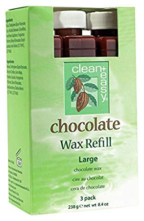 Clean & Easy Large Chocolate Wax Refill - 3 pk #47342-Beauty Zone Nail Supply