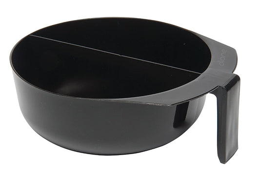 Diane 12 oz Divided Tint Bowl Black DAA004