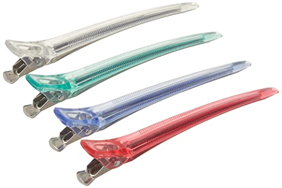 Diane Large Combo Control Clips Assorted Colors 4-pack #D103C