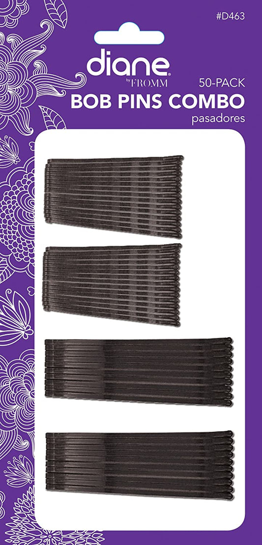 Diane Combo Bob Pins Black 50 count D463