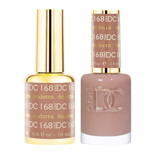 DND DC Duo Gel & Lacquer Andorra #168