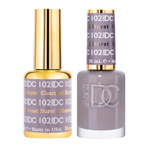 DND DC Gel Polish Duo  Charcoal Burst #102