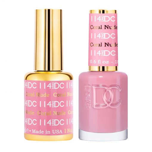 DND DC Gel Polish Duo Coral Nude #114