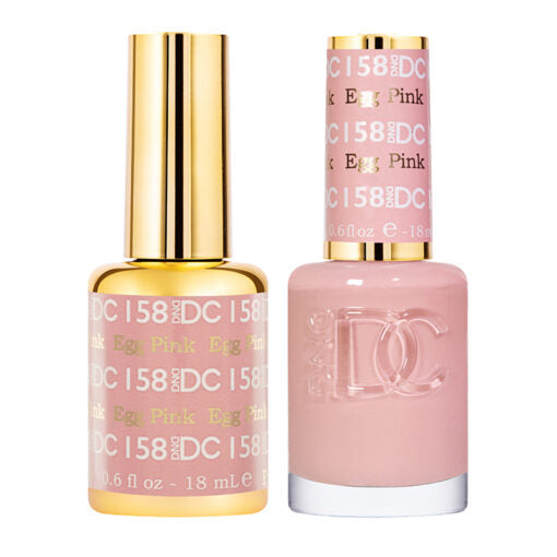 DND DC Duo Gel & Lacquer Egg Pink #158
