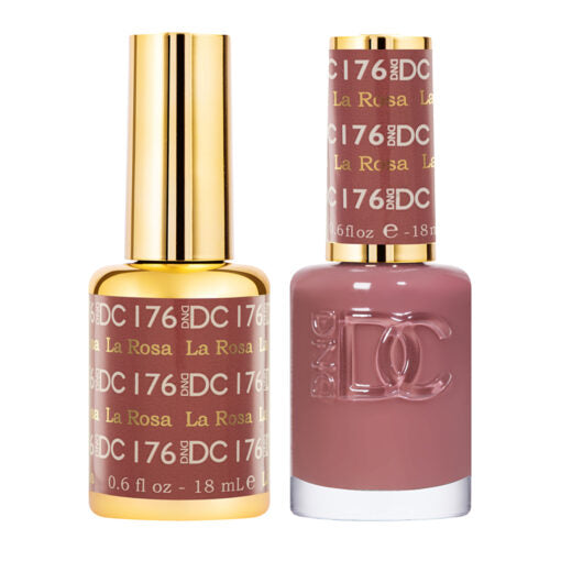 DND DC Duo Gel & Lacquer La Rosa #176