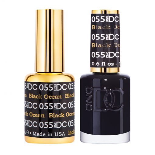 DND DC Gel Polish Duo Black Ocean #055