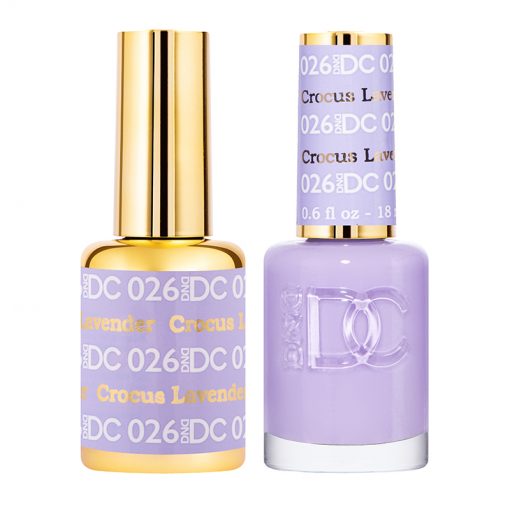 DND DC Gel Polish Duo Crocus Lavender #026