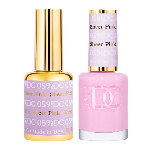 DND DC Gel Polish Duo Sheer Pink #059