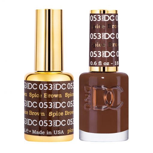 DND DC Gel Polish Duo Spiced Brown #053
