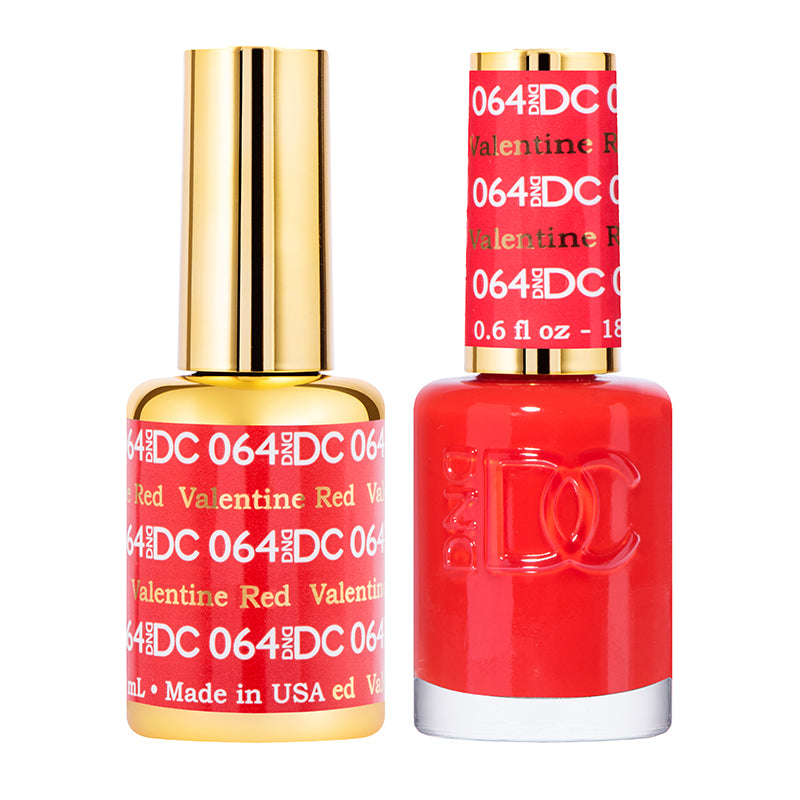 DND DC Gel Polish Duo Valentine Red #064