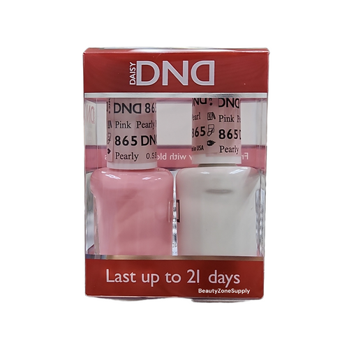 DND Duo Gel & Lacquer Pearly Pink #865
