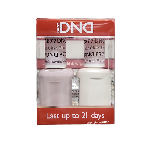 DND Duo Gel & Lacquer Pink Glaze #877