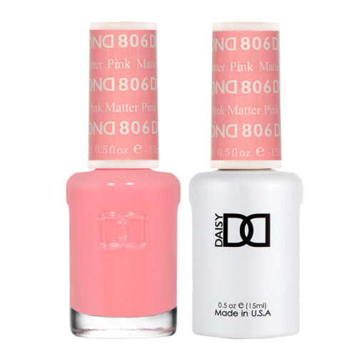 DND Duo Gel & Lacquer Pink Matter #806
