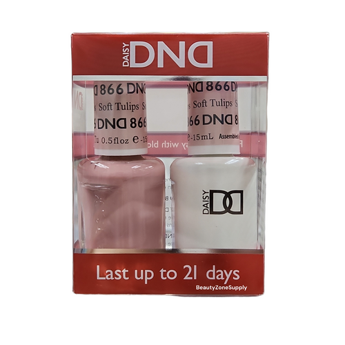 DND Duo Gel & Lacquer Soft Tulips #866