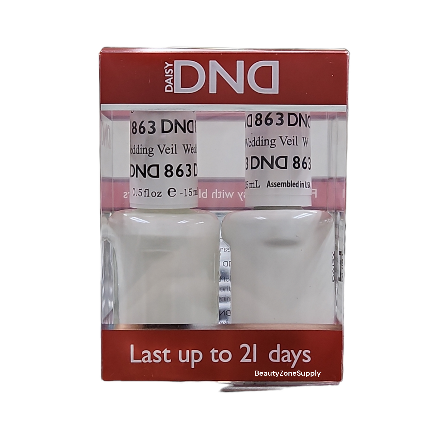 DND Duo Gel & Lacquer Wedding Veil #863