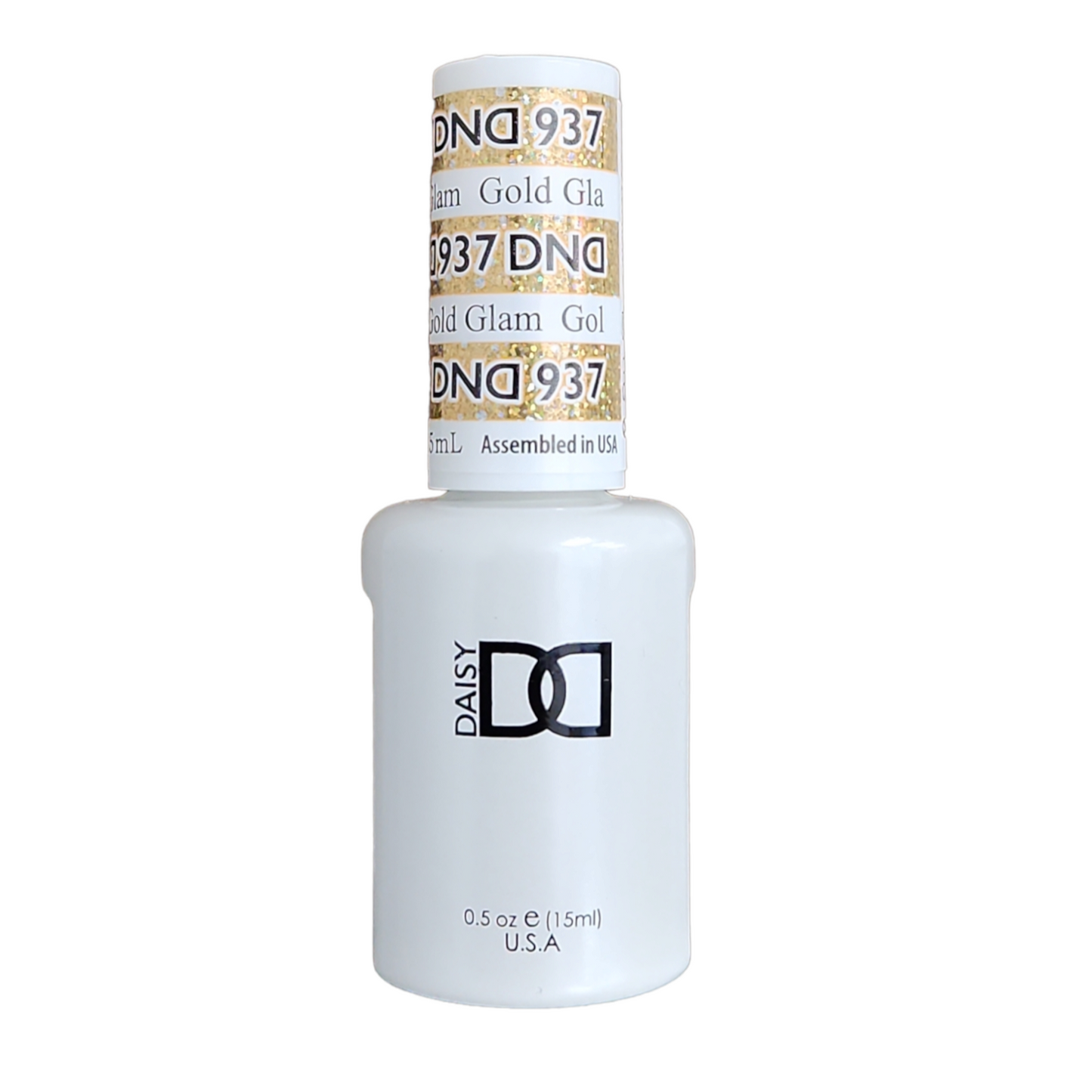 DND Gel Polish 0.5 oz Gold Glam #937