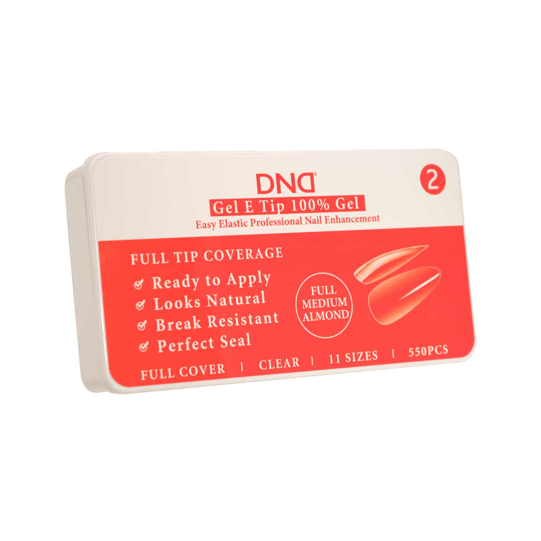 DND Soft Gel Tips Medium Almond #2