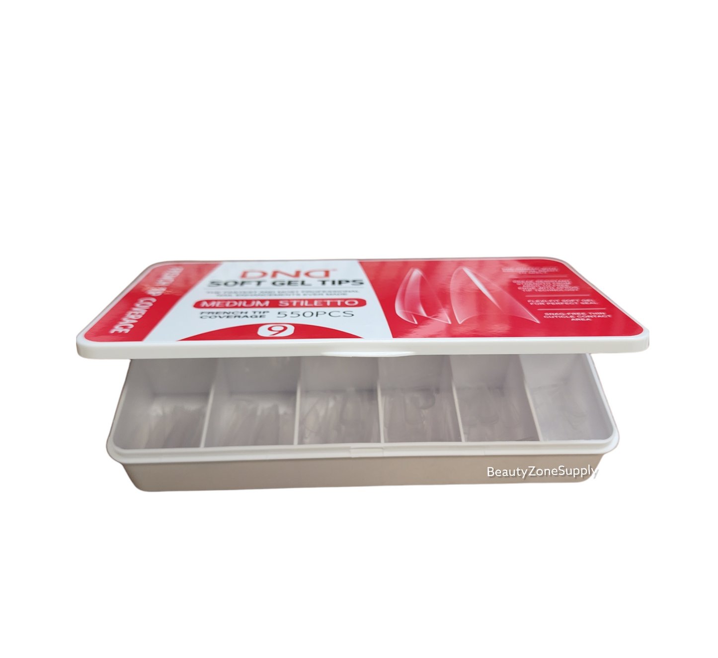DND Soft Gel Tips Medium Stiletto 550 tips #9