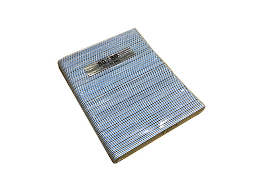 REG 100/100 BLUE/B FILE Pack #F103P-Beauty Zone Nail Supply