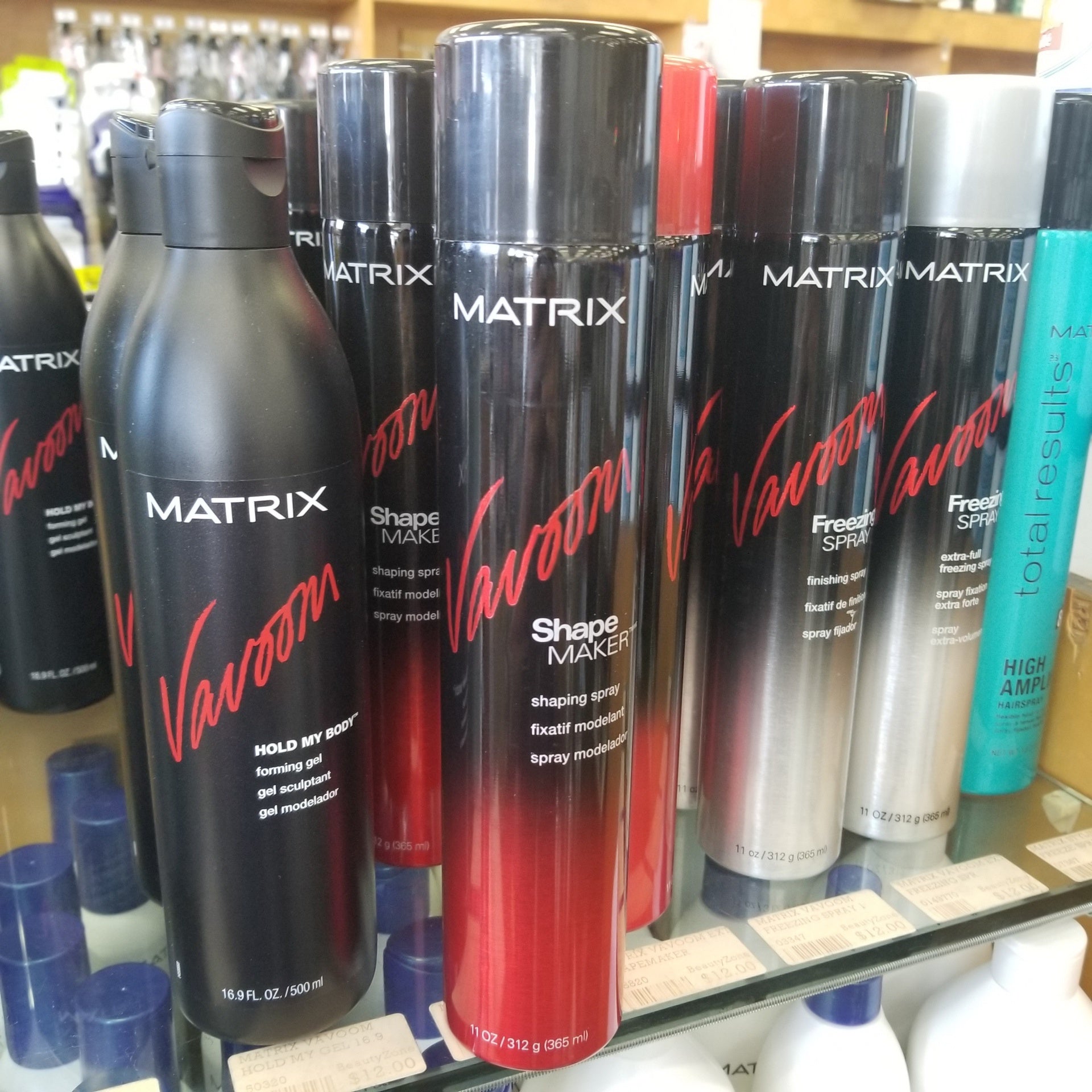 MATRIX VAVOOM SHAPEMAKER HAIRSPRAY 11 OZ #08790 - BeautyzoneNailSupply