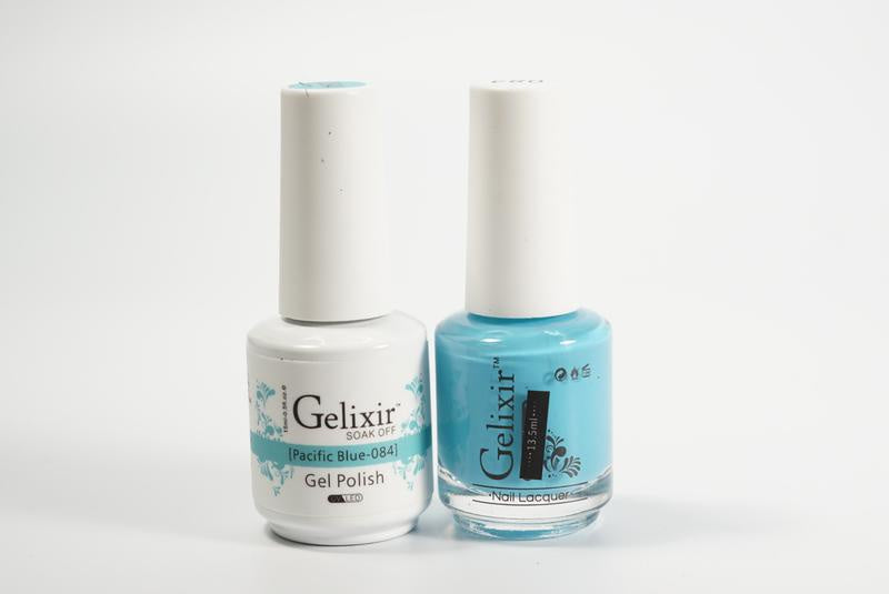 Gelixir Duo Gel & Lacquer Pacific Blue 1 PK #084-Beauty Zone Nail Supply