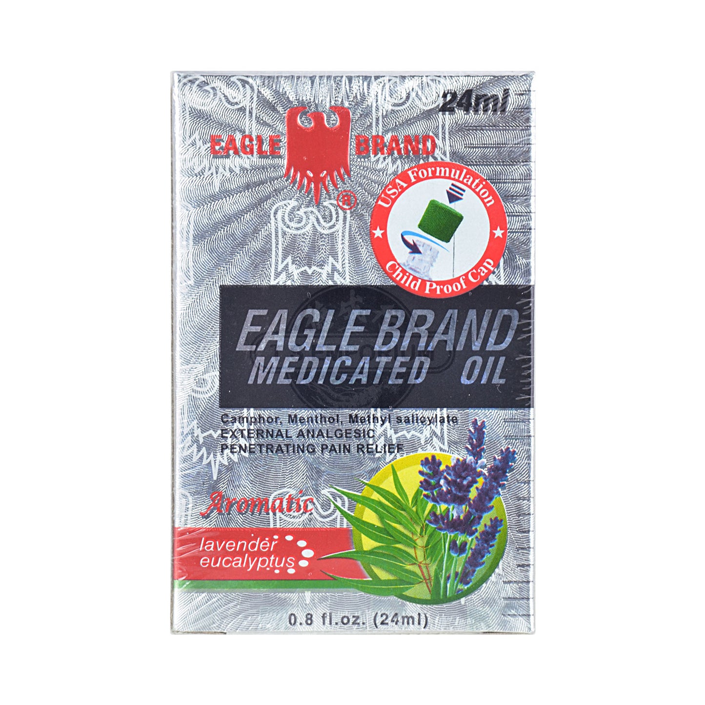 Eagle Brand Medicated Lavender Oil Dầu gió Trang con ó 24 mL
