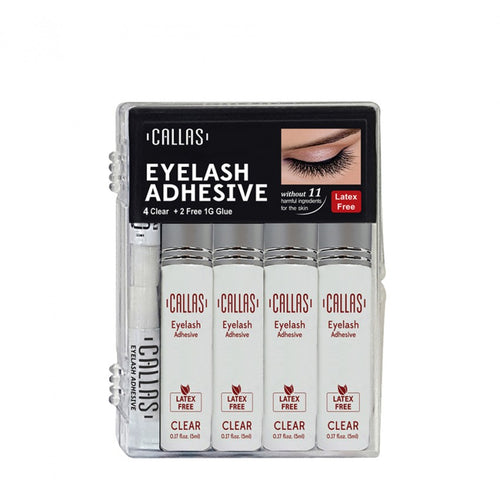 Callas eyelash Adhesive Glue 4pcs Set Clear