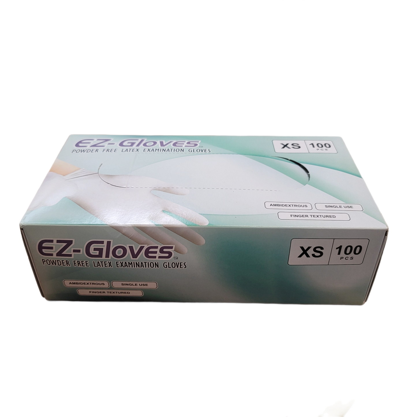 EZ Gloves Powder free Latex Examination Gloves Case 10 box