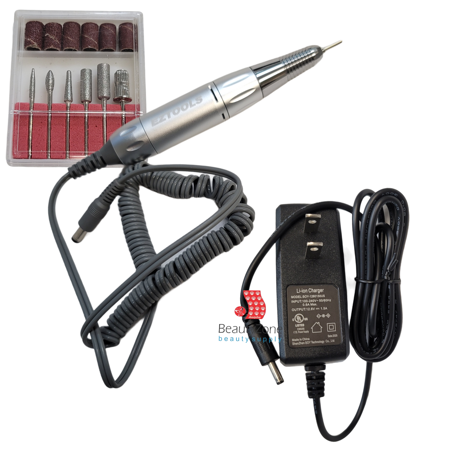 EZTOOLS Precision Nail Drill Rechargeable Machine