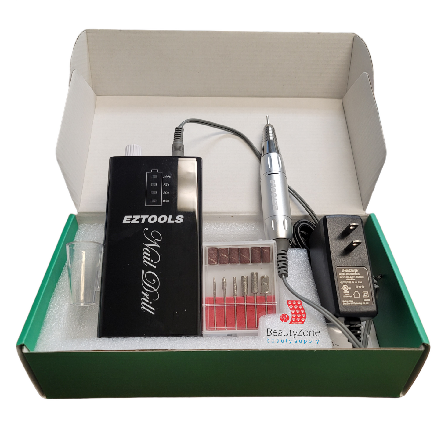 EZTOOLS Precision Nail Drill Rechargeable Machine