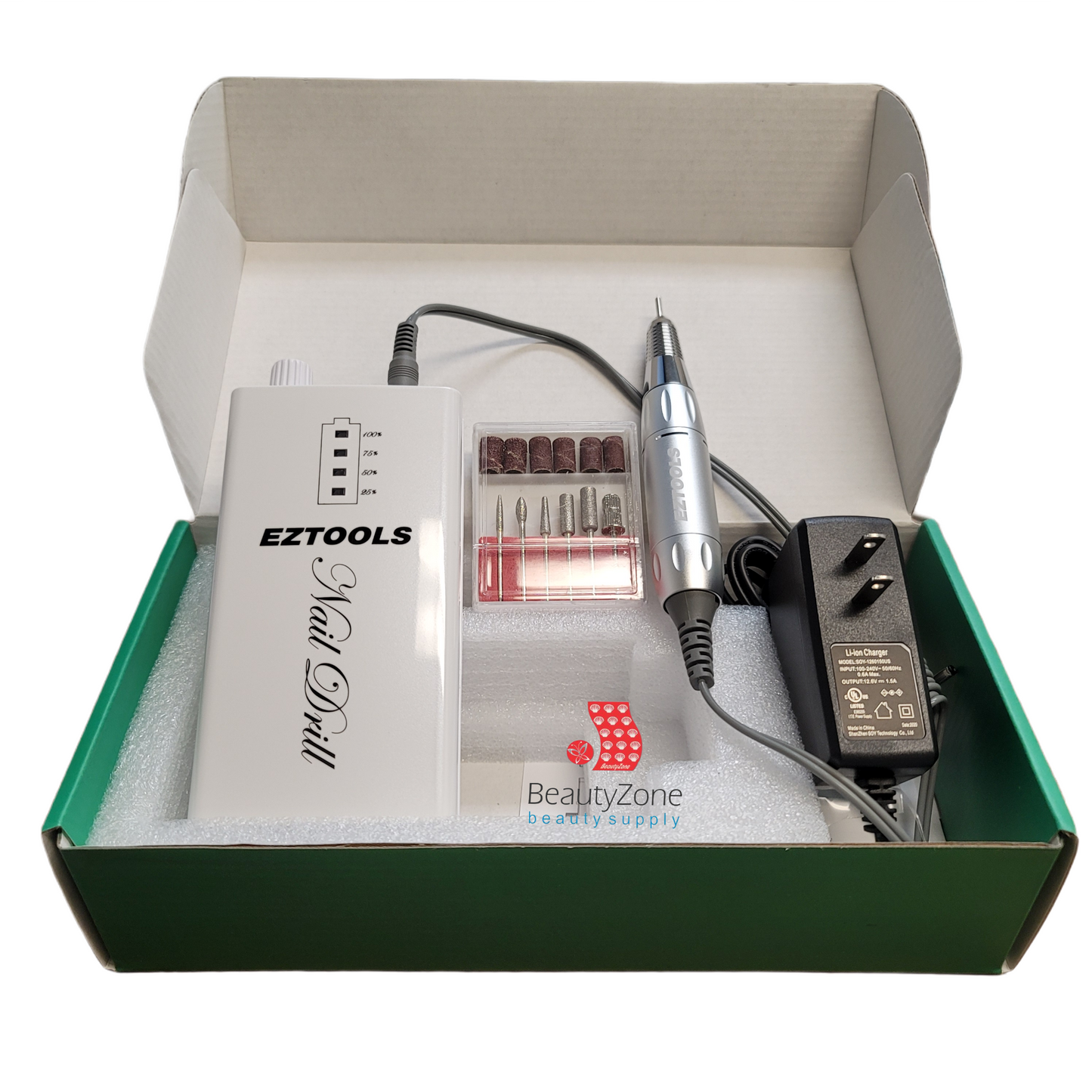 EZTOOLS Precision Nail Drill Rechargeable Machine
