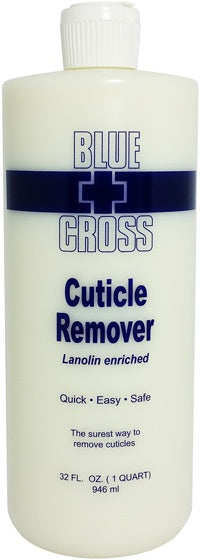 Blue Cross Cuticle Remover Lanolin Enriched 32 oz - Case 12 new