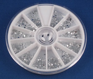 Clear rhinestones wheel cr5012 #9571 - BeautyzoneNailSupply