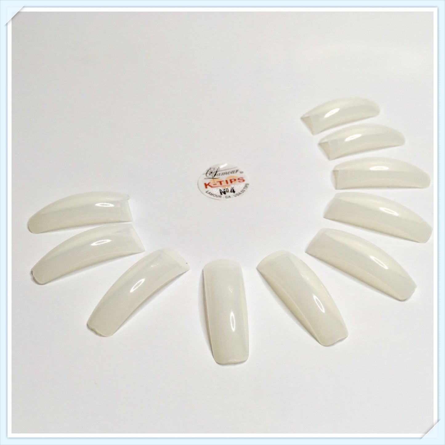 Lamour K-Tips Natural 50 pc / Bag-Beauty Zone Nail Supply