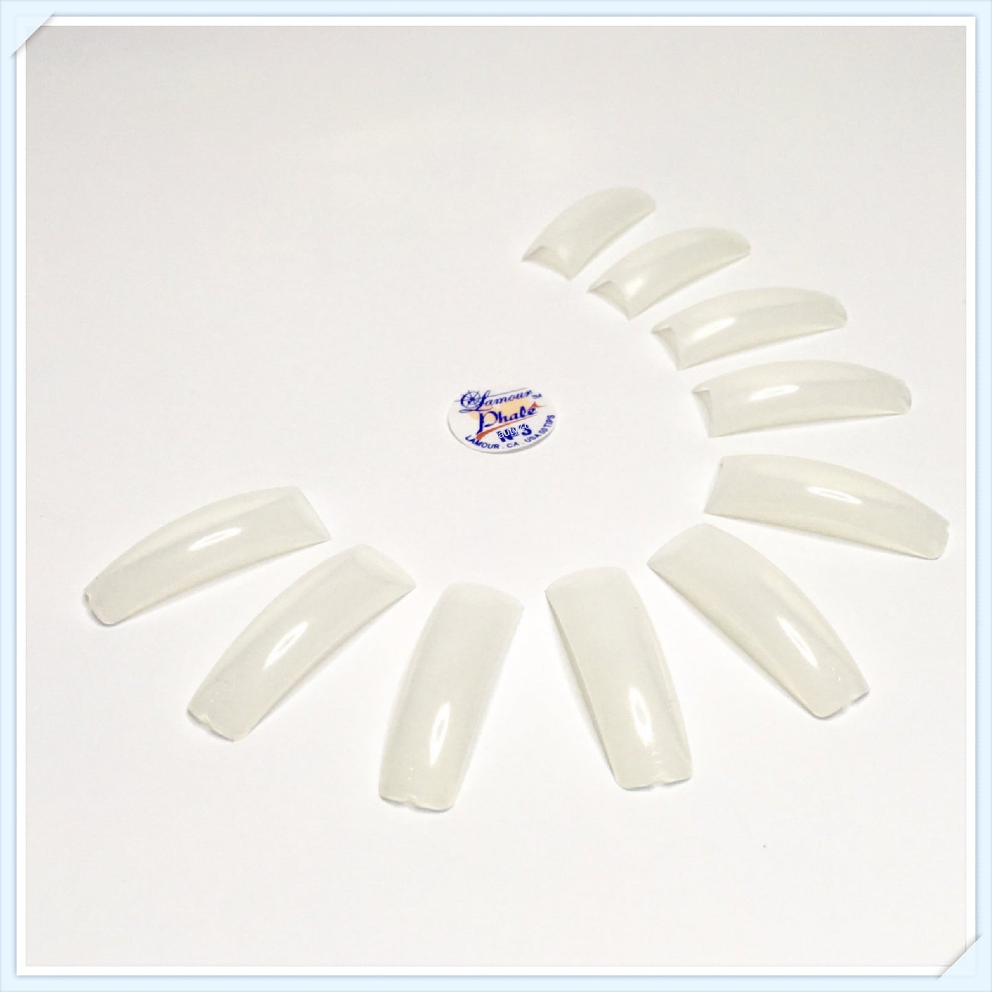 Lamour Phale Natural Tip 50 pc / Bag-Beauty Zone Nail Supply