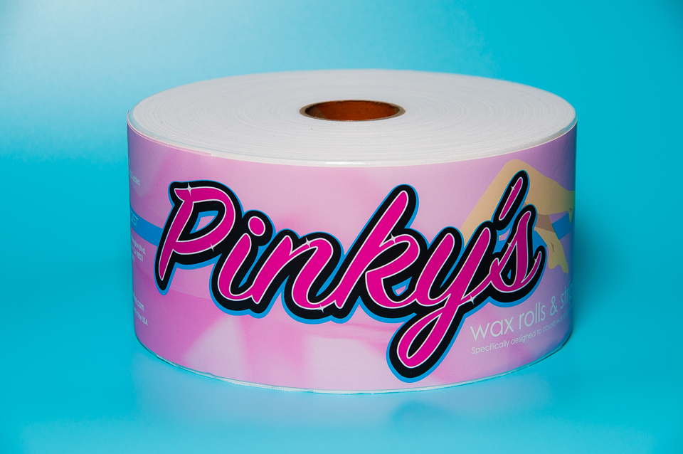 Pinky's bleached muslin roll 3.5in x 100 yards-Beauty Zone Nail Supply