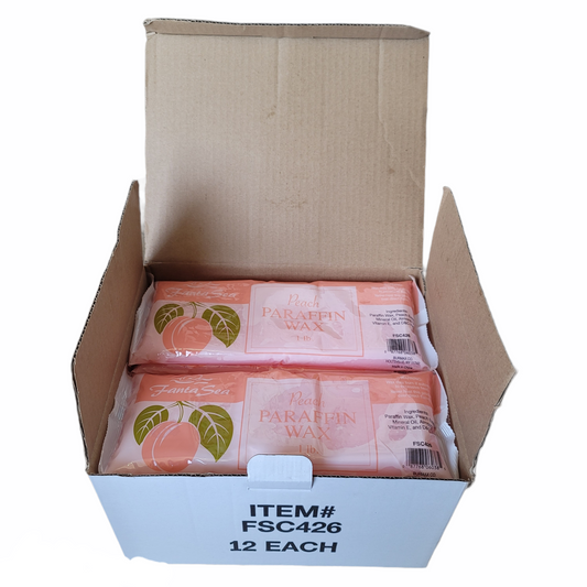 FantaSea Paraffin Peach box of 12 lbs #FSC426