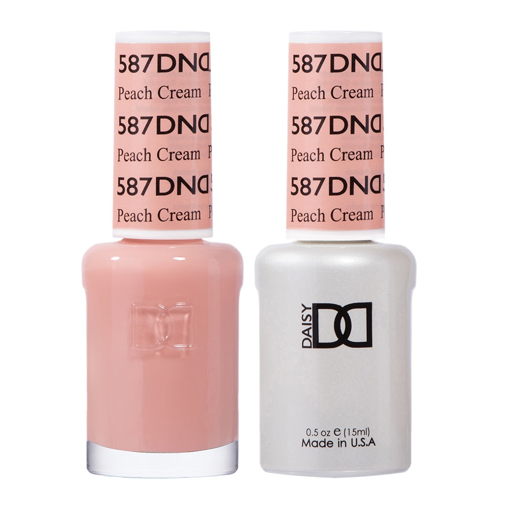 DND Duo Gel & Lacquer Peach Cream #587-Beauty Zone Nail Supply